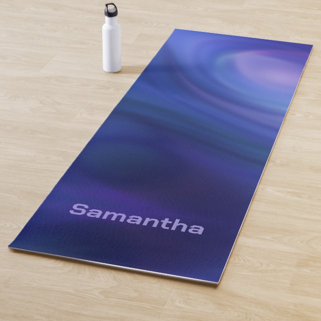  Purple Blue Ombre Gradient Yoga Mat (In Situ)