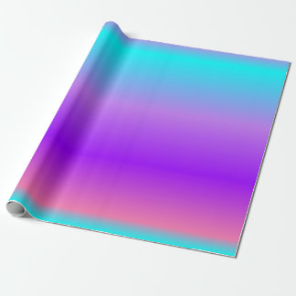 Purple Blue Ombre  Wrapping Paper