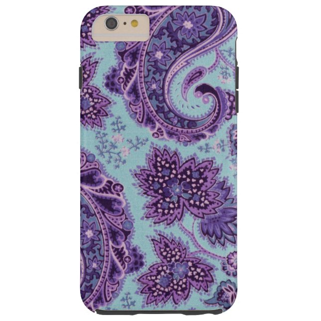 Purple Blue Paisley Case-Mate iPhone Case
