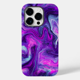 Purple, Blue, Pink Marble Fluid Art    Case-Mate iPhone 14 Pro Case