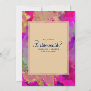 Purple, blue, purple marble in invitations