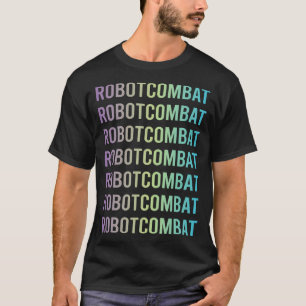 Purple Blue Robot Combat Robots T-Shirt