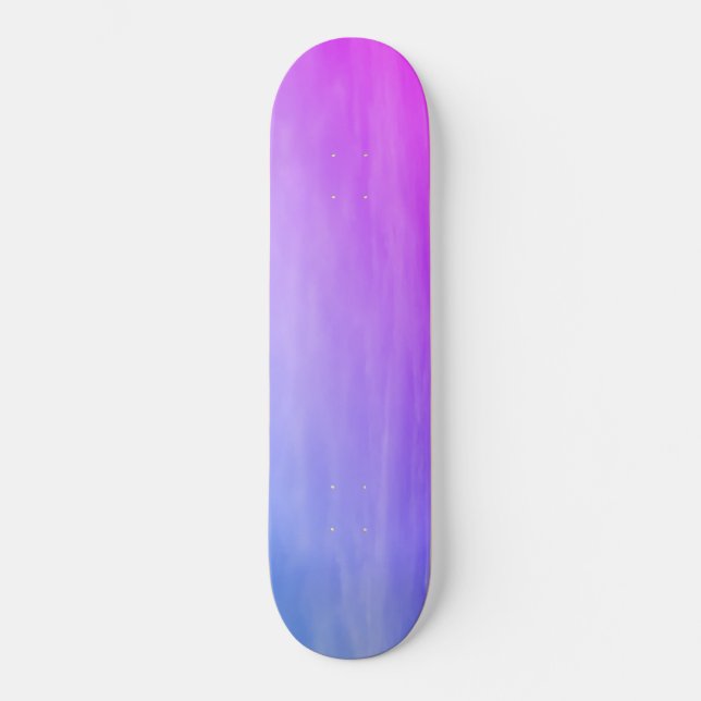 Purple & Blue Sky Skateboard (Front)