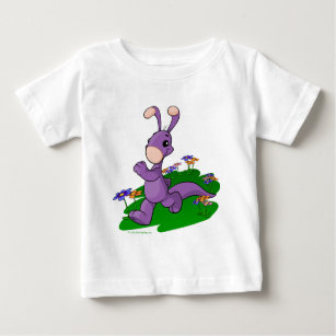 Purple Blumaroo marching through Roo Island Baby T-Shirt