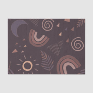 Purple Boho Rainbow Tissue Paper