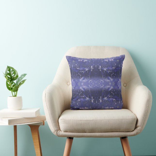 Purple Boho Throw Pillow (Chair)