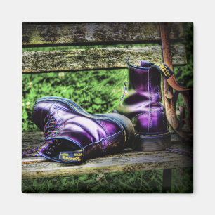 Purple Boots magnet