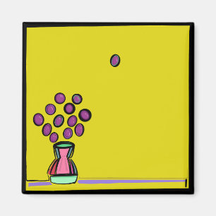 PURPLE BOUQUET MAGNET