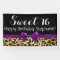 Purple Bow Leopard Print Sweet 16 Birthday Party