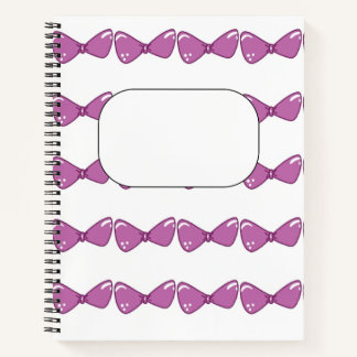 Purple Bow Notebook