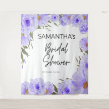 Purple bridal shower flower Tapestry