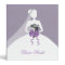 Purple Bridal shower Recipe Folder