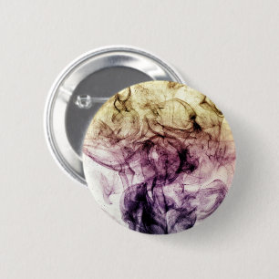 Purple Brown Smoky Dust Abstract 2 Inch Round Button