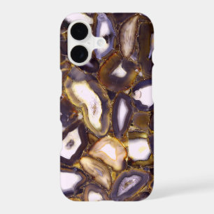 Purple Brown White Agate design