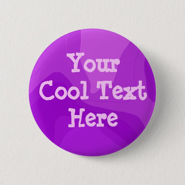 Purple Bubble Gum - Template 2 Inch Round Button (Front)