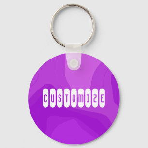 Purple Bubble Gum - Template Keychain