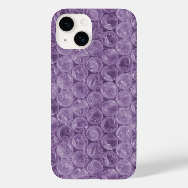 Purple bubble wrap pattern Case-Mate iPhone case (Back)