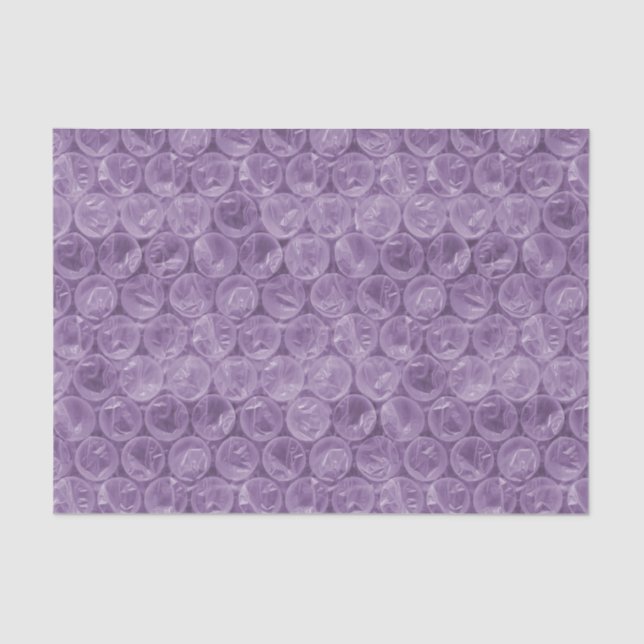 Purple bubble wrap pattern tissue paper (Front)