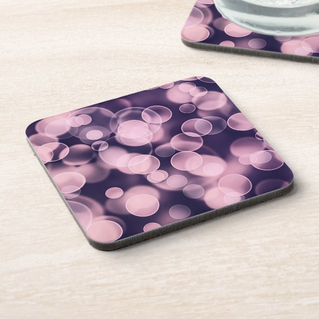 Purple Bubbles Coaster (Left Side)