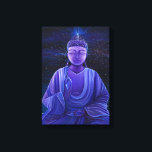 Purple Buddha Universe Galaxy Painting Wall Art<br><div class="desc">Beautiful purple Buddha wall art universe painting on stretched canvas. Original artwork created by fine artist Raphaela Wilson with acrylic on canvas. Illustration replica depicts Buddha meditating in the lotus position with a brilliant light above his head, surrounded by stars and the depth of space. Category: Buddah, balance, peace, tranquillity,...</div>