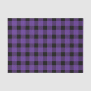 Purple Buffalo Country Lumberjack Plaid Tissue Paper