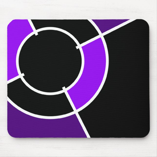 purple bullseye mouse pad (Front)