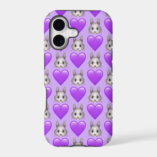 Purple Bunny Emoji iPhone 7 Plus Phone Case
