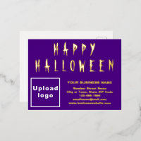 Purple Business Brand on Halloween