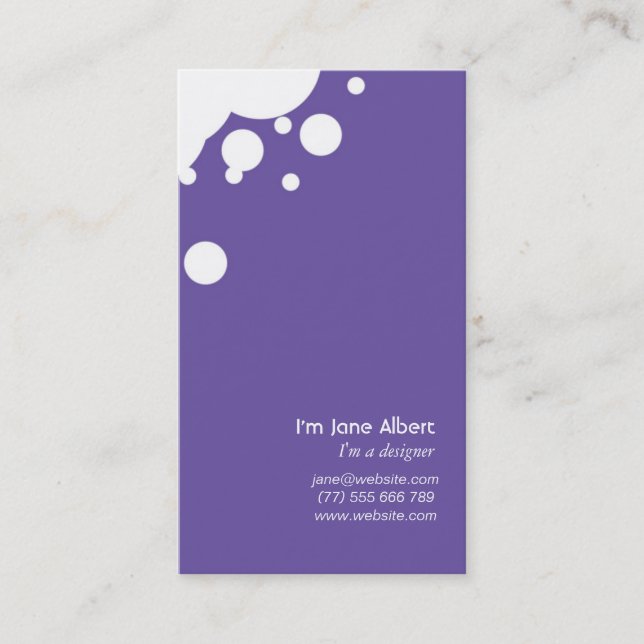 purple business card (014) (Front)