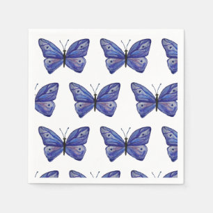 Purple butterflies Napkins