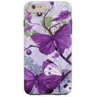 Purple Butterflies on a Branch