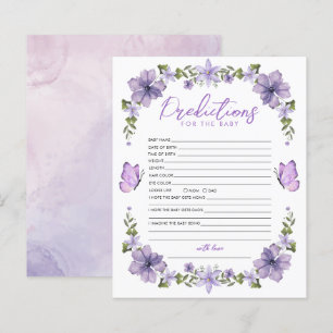 Purple Butterflies Prediction For Baby Game