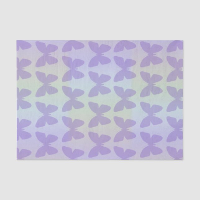 Purple Butterflies Tissue Paper (Front)