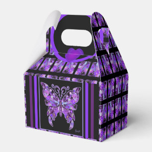 Purple Butterfly 31 Favour Box