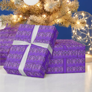 Purple Butterfly 31 Wrapping Paper
