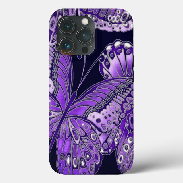Purple Butterfly   Case-Mate iPhone Case (Back)