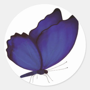 Purple Butterfly Envelope Seals