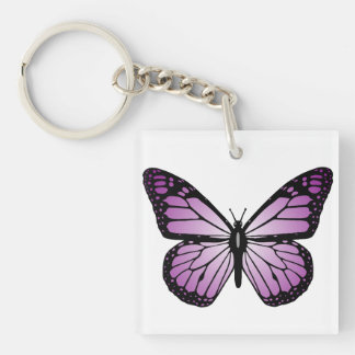 Purple Butterfly Keychain