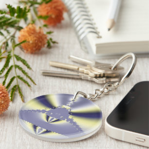 Purple Butterfly Keychain