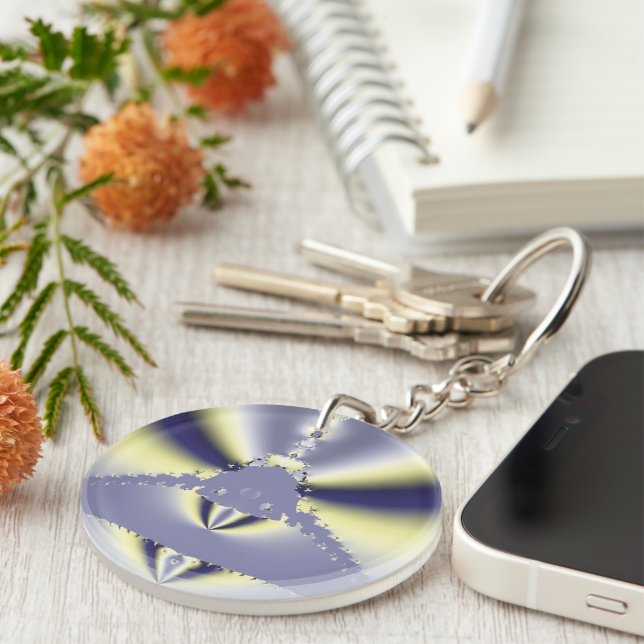 Purple Butterfly Keychain (Front Right)
