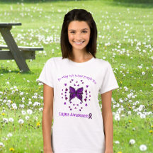 Purple Butterfly Lupus Awareness Purple Ribbon May