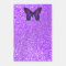 Purple Butterfly on Glitter