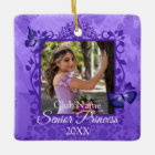 Purple Butterfly Personalized Ornament Girl's Club