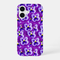 Purple Butterfly Shaped Pansies,