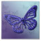Purple Butterfly Tile
