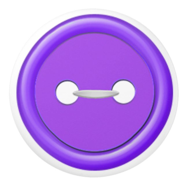 Purple Button Drawer Pull (Front)