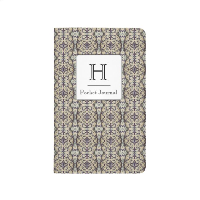 Purple Caladium Pocket Journal (Front)