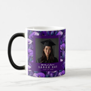 Purple Calla Lilies Flower Graduation Gift Magic Mug