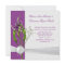 Purple Calla Lilies White Damask Post Wedding