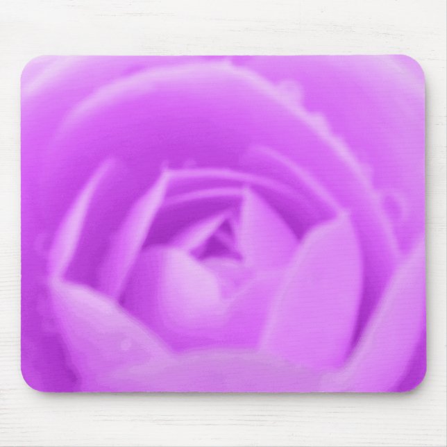 Purple Camellia Flower Mousepad (Front)